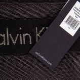 Sacoche noire en toile Homme CALVIN KLEIN marque pas cher prix dégriffés destockage