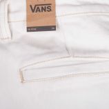 Jean blanc large taille haute Femme VANS marque pas cher prix dégriffés destockage