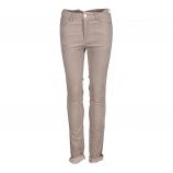Pantalon 5 poches en velours beige Femme ZADIG & VOLTAIRE marque pas cher prix dégriffés destockage