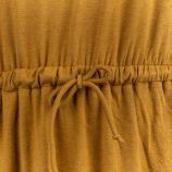 Robe manches longues col v ceinturée légère Femme AMERICAN VINTAGE marque pas cher prix dégriffés destockage
