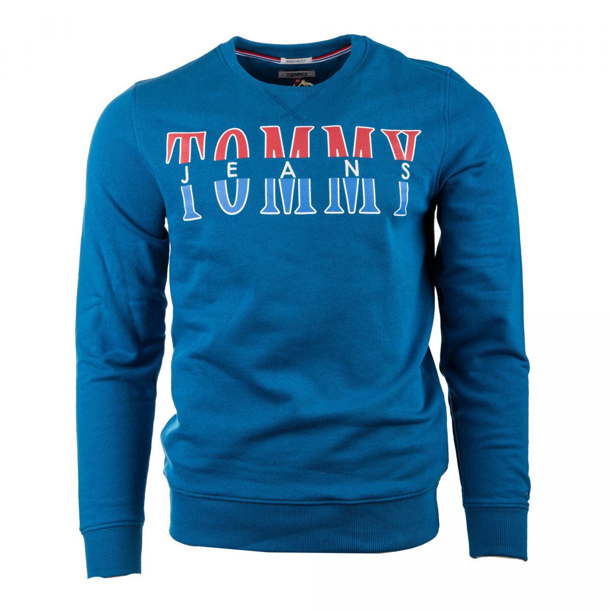 Sweat col rond manches longues Homme TOMMY HILFIGER à prix ...