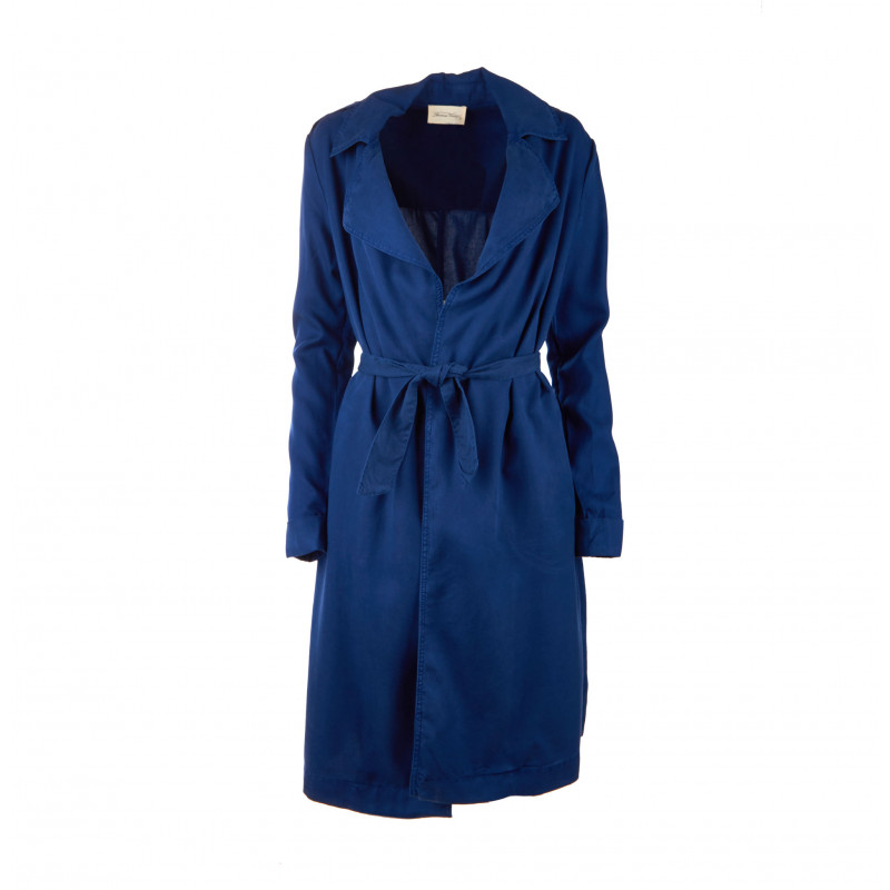 Veste longue toile Femme AMERICAN VINTAGE marque pas cher prix dégriffés destockage