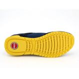 Baskets marine/jaune travis color 013 Homme COLMAR marque pas cher prix dégriffés destockage
