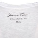 Tee shirt MC Collector Ame folle Femme AMERICAN VINTAGE marque pas cher prix dégriffés destockage