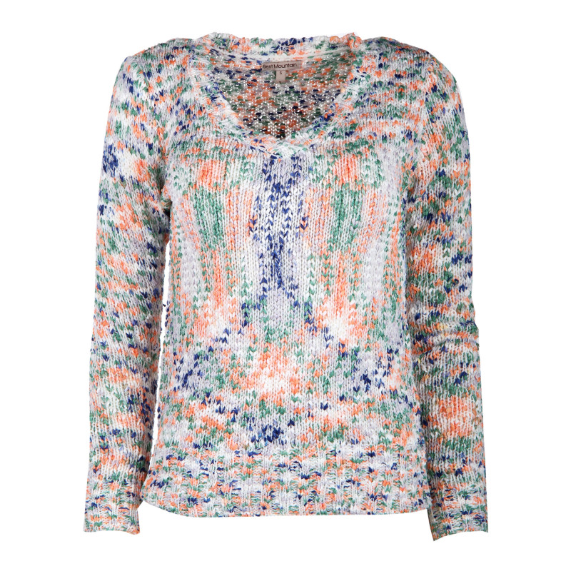 Pull pl s1918f jacquard V Femme BEST MOUNTAIN marque pas cher prix dégriffés destockage