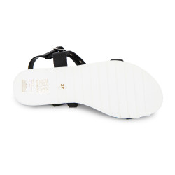 Sandales plates à brides cloutées semelle crantée Femme MARIAMARE marque pas cher prix dégriffés destockage