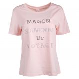 Tee shirt manches courtes strass Maison Voyage Femme CARE OF YOU