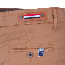 Bermuda chino venili coton stretch popeline revers gansé bouton Homme BLAGGIO marque pas cher prix dégriffés destockage