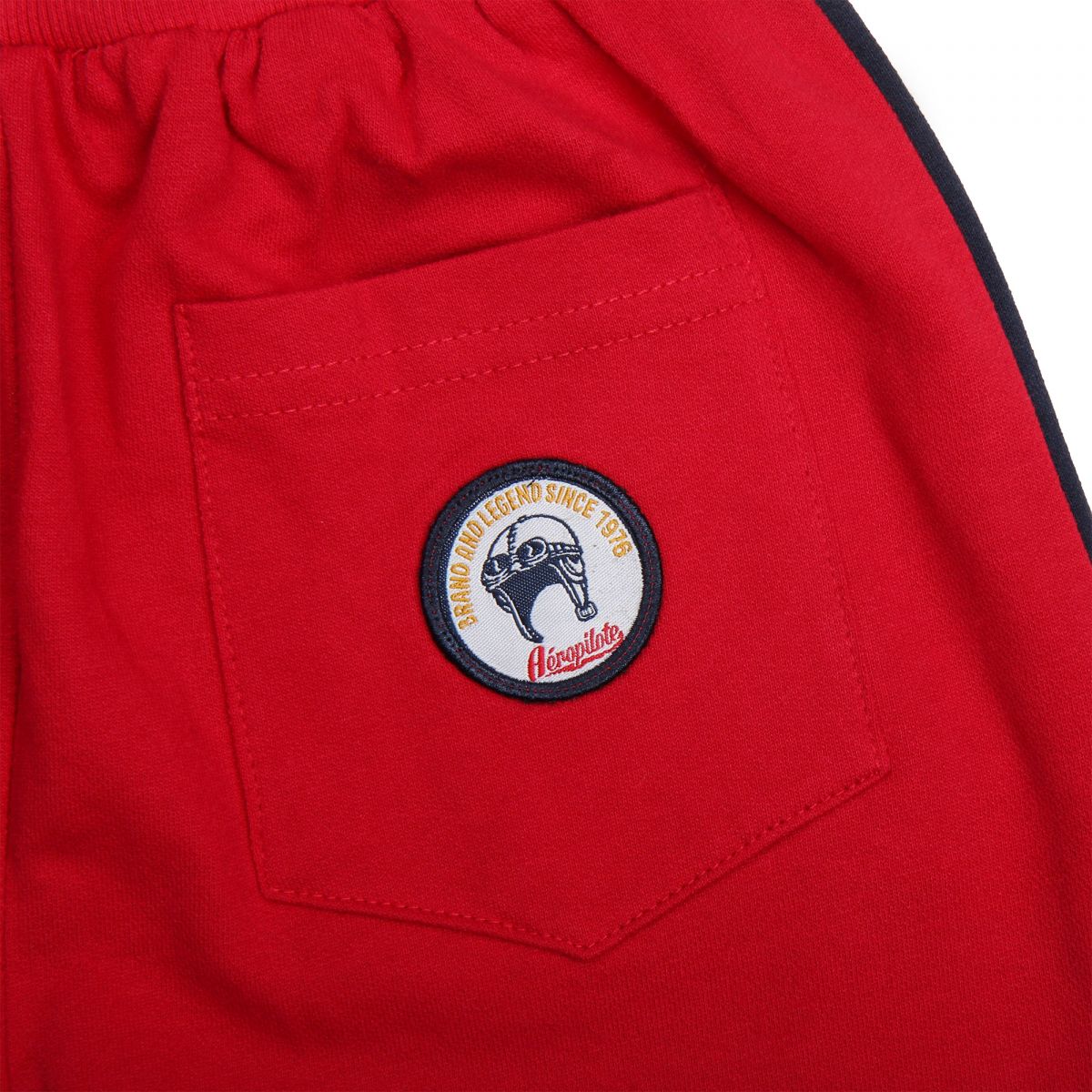 AEROPILOTE Bermuda Toile Chino Ceinture Amovible Bicolore Enfant A