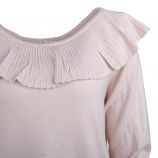 Pull manches longues col rond volant Femme CARE OF YOU marque pas cher prix dégriffés destockage