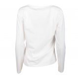 Tee shirt manches longues coton strass Femme CARE OF YOU marque pas cher prix dégriffés destockage