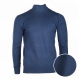 Pull manches longues laine cachemire coudière Homme REAL CASHMERE marque pas cher prix dégriffés destockage