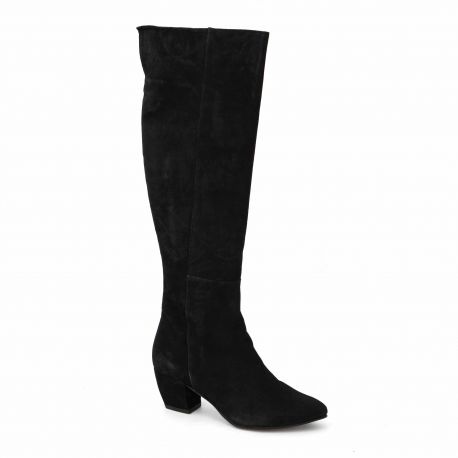 Bottes Cuir Noir T37 T41 Ta 15300 Femme Pierre Cardin A Prix Degriffe