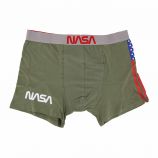 Boxer Coto Logo floqué Homme NASA marque pas cher prix dégriffés destockage