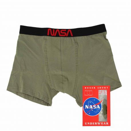 Boxer Basique Coton Homme NASA marque pas cher prix dégriffés destockage