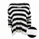 Pull manches longues loose col V Femme ONLY marque pas cher prix dégriffés destockage