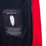 Doudoune manches longues avec capuche fausse fourrure amovible Homme TOMMY HILFIGER marque pas cher prix dégriffés destockage