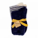 Lot de 2 paires de chaussettes fluffy Cheriane Femme CHEVIGNON marque pas cher prix dégriffés destockage