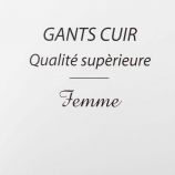 Gants 100% cuir doublés Femme LES PETITES...PARIS marque pas cher prix dégriffés destockage