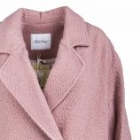 Manteau oversize col à revers laine mélangée Femme AMERICAN VINTAGE marque pas cher prix dégriffés destockage