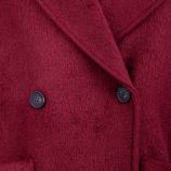Manteau oversize grandes poches laine mohair mélangée Femme AMERICAN VINTAGE marque pas cher prix dégriffés destockage