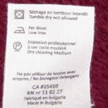 Manteau oversize grandes poches laine mohair mélangée Femme AMERICAN VINTAGE marque pas cher prix dégriffés destockage