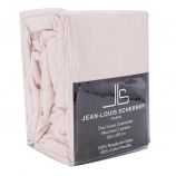 Drap housse percale 160x200 JEAN-LOUIS SCHERRER marque pas cher prix dégriffés destockage