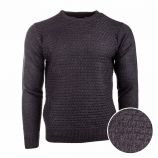 Pull manches longues maille fantaise col rond Homme TORRENTE
