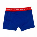 Boxer bleu coton stretch Homme JACK AND JONES marque pas cher prix dégriffés destockage