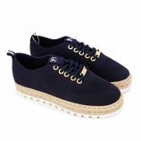 Espadrilles toile marine 1196902 t36/41 Femme TOM TAILOR marque pas cher prix dégriffés destockage