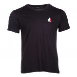 Tee shirt coton manches courtes col V Homme TED LAPIDUS marque pas cher prix dégriffés destockage