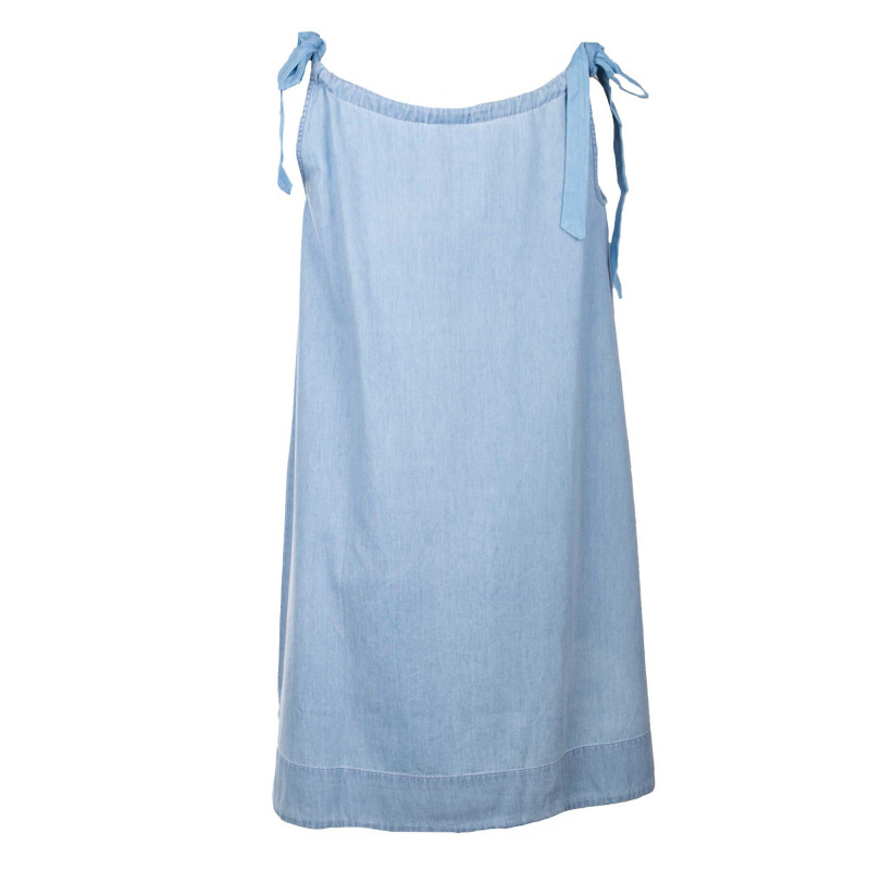 Robe sans manches bleu clair Femme SELECTED marque pas cher prix dégriffés destockage Robe sans manches bleu clair Femme SELECTED marque pas cher prix dégriffés destockage