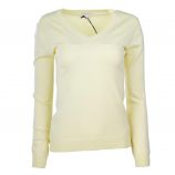 Pull manches longues col V cachemire Femme ETINCELLE marque pas cher prix dégriffés destockage