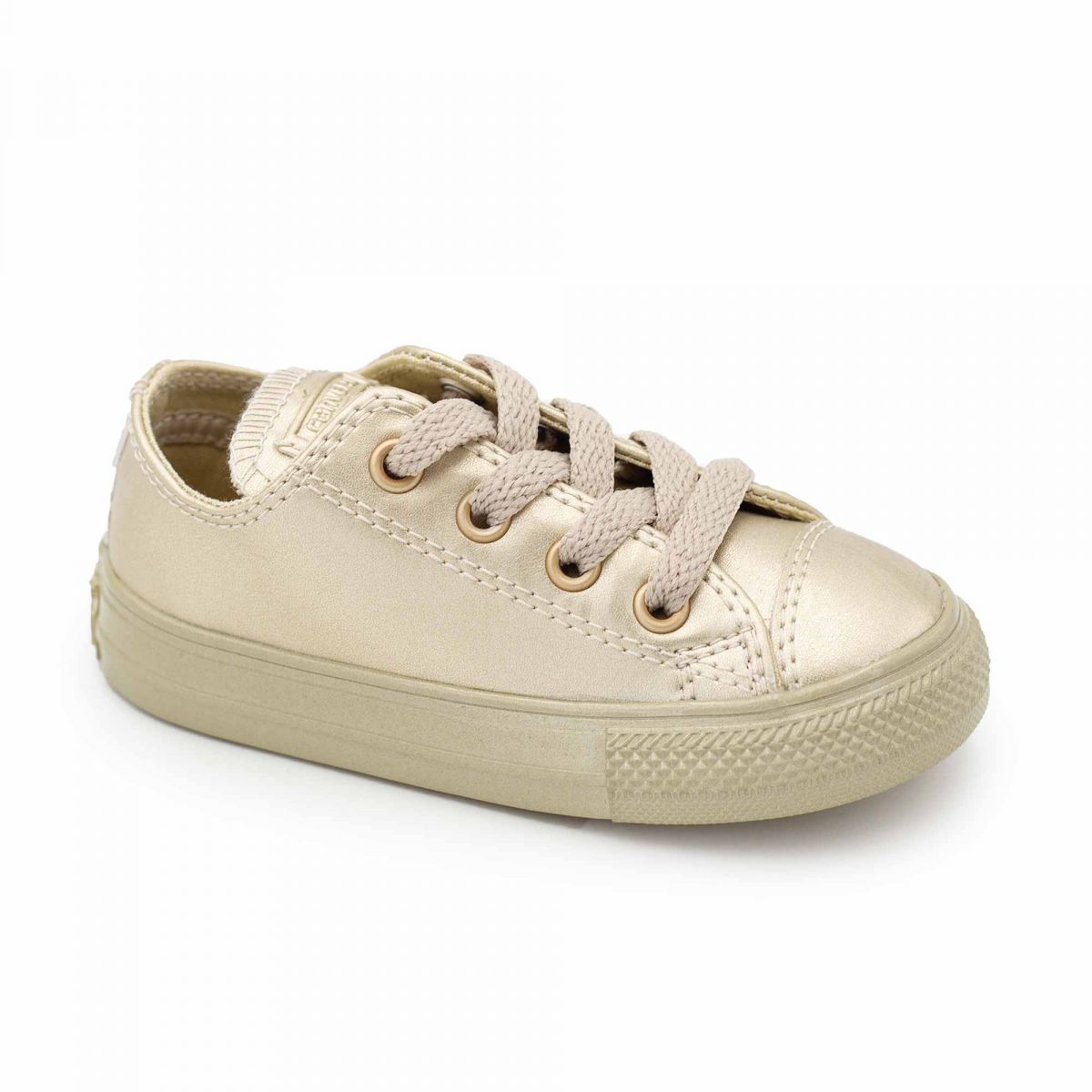 Baskets Basses Dorees c Enfant Converse A Prix Degriffe