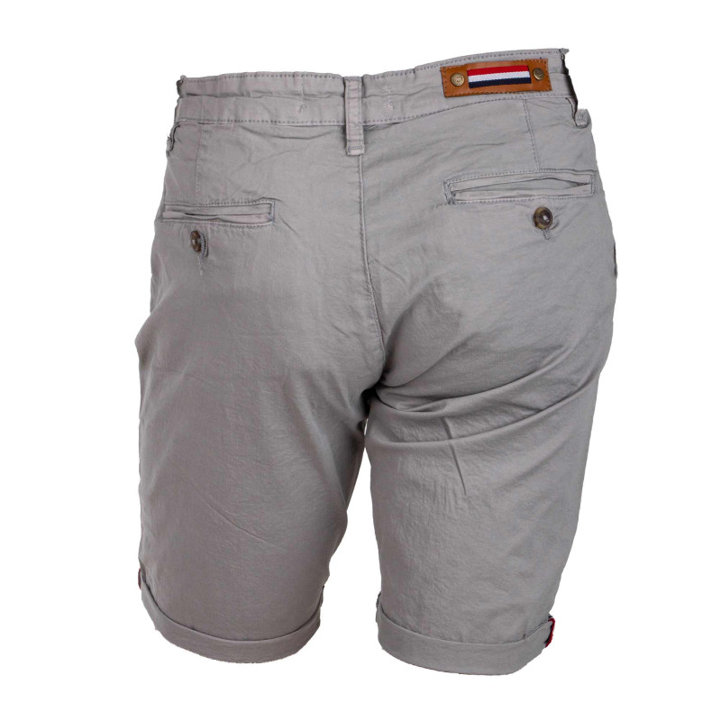 Bermuda chino venili coton stretch popeline revers gansé bouton Homme BLAGGIO marque pas cher prix dégriffés destockage Bermuda chino venili coton stretch popeline revers gansé bouton Homme BLAGGIO marque pas cher prix dégriffés destockage