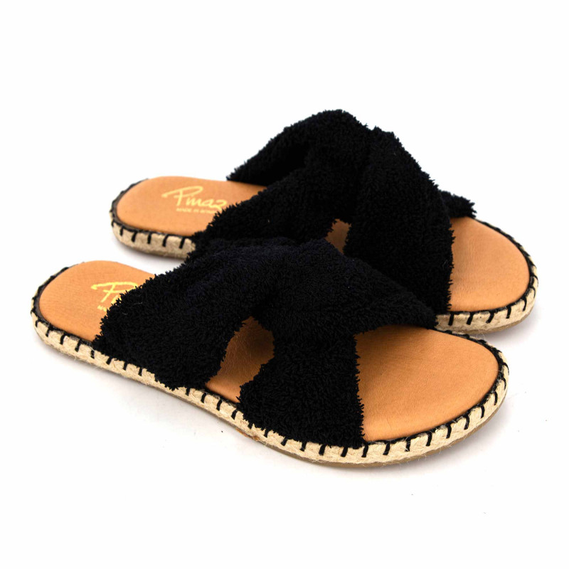 Mules toalla negro 2076 Femme PINAZ marque pas cher prix dégriffés destockage Mules toalla negro 2076 Femme PINAZ marque pas cher prix dégriffés destockage