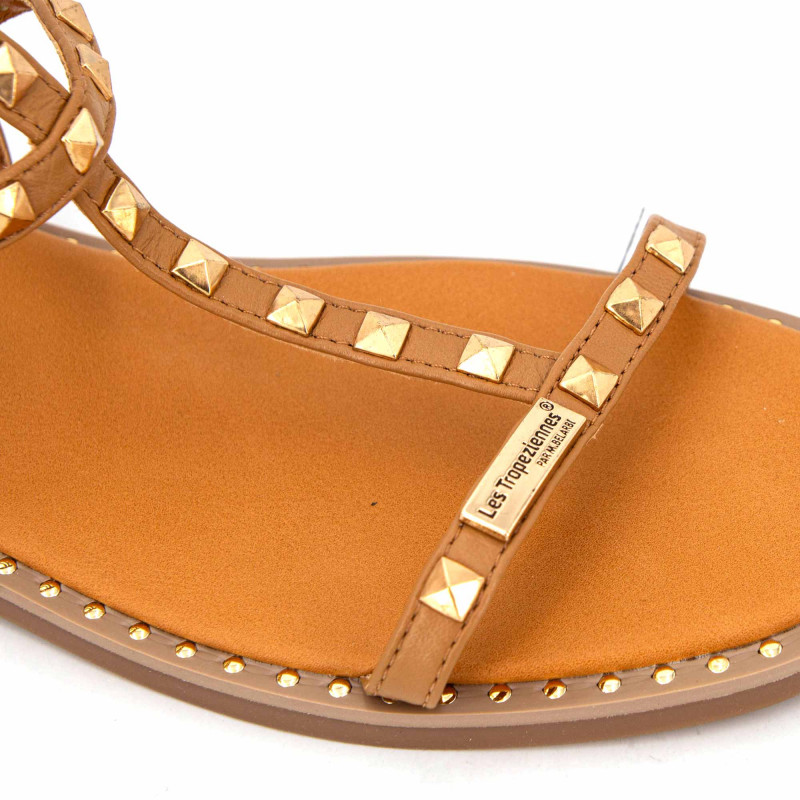 Sandales hautes cuir léger clouté Coralie Femme LES TROPEZIENNES PAR M.BELARBI marque pas cher prix dégriffés destockage Sandales hautes cuir léger clouté Coralie Femme LES TROPEZIENNES PAR M.BELARBI marque pas cher prix dégriffés destockage