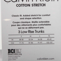 Lot de 3 boxers coton doux stretch Homme CALVIN KLEIN marque pas cher prix dégriffés destockage Lot de 3 boxers coton doux stretch Homme CALVIN KLEIN marque pas cher prix dégriffés destockage