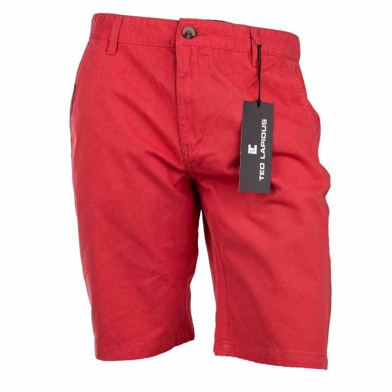 Bermuda chino couleur pastel balamine Homme TED LAPIDUS marque pas cher prix dégriffés destockage