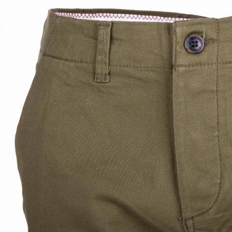 Bermuda droit coton stretch Homme JACK & JONES marque pas cher prix dégriffés destockage