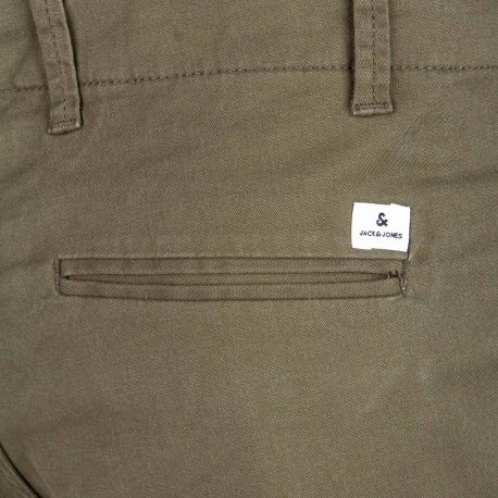 Bermuda droit coton stretch Homme JACK & JONES marque pas cher prix dégriffés destockage