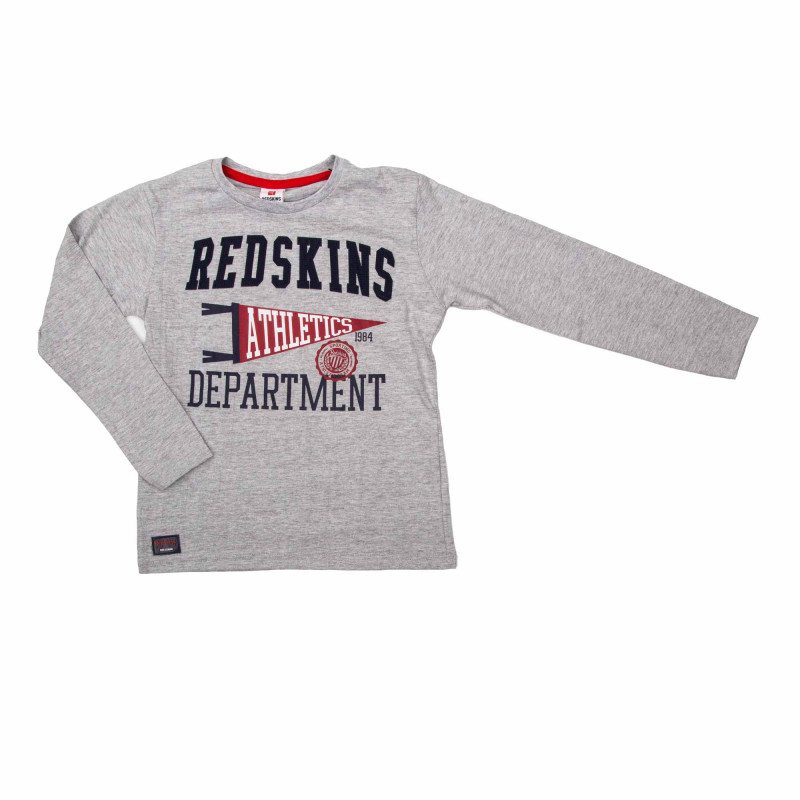 Tee-shirt manches longues coton Enfant REDSKINS marque pas cher prix dégriffés destockage