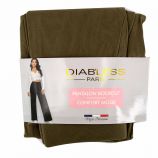 Pantalon bootcut 7/8ème taille haute coton stretch Parvedi Femme DIAB'LESS marque pas cher prix dégriffés destockage