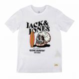 Tee shirt surf tête de mort Enfant JACK & JONES
