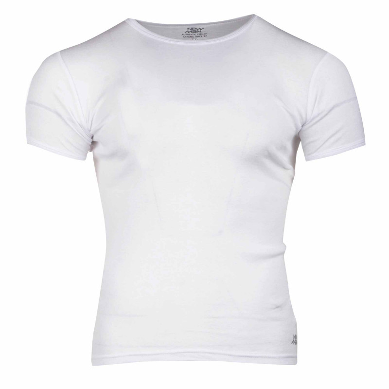 Tee shirt basique cintré coton Homme NEW MAN marque pas cher prix dégriffés destockage