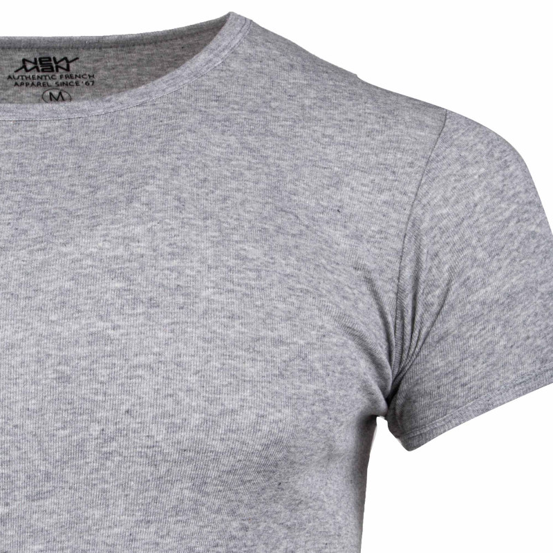 Tee shirt basique cintré coton Homme NEW MAN marque pas cher prix dégriffés destockage