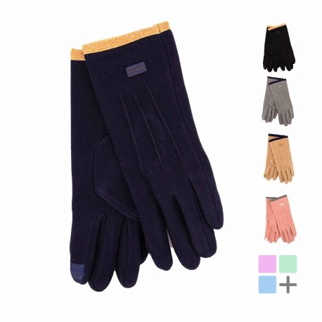 Gants Femme En Cuir Rodier - Imprimé Léopard - Taille M - Neuf Avec étiquettes