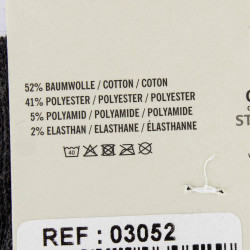 Chaussettes hautes unies Oeko-tex Homme CERRUTI marque pas cher prix dégriffés destockage