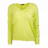 Pull manches longues v laine cachemire Femme REAL CASHMERE