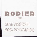 Foulard fleurs sensation soie 90x180 cm Femme RODIER marque pas cher prix dégriffés destockage